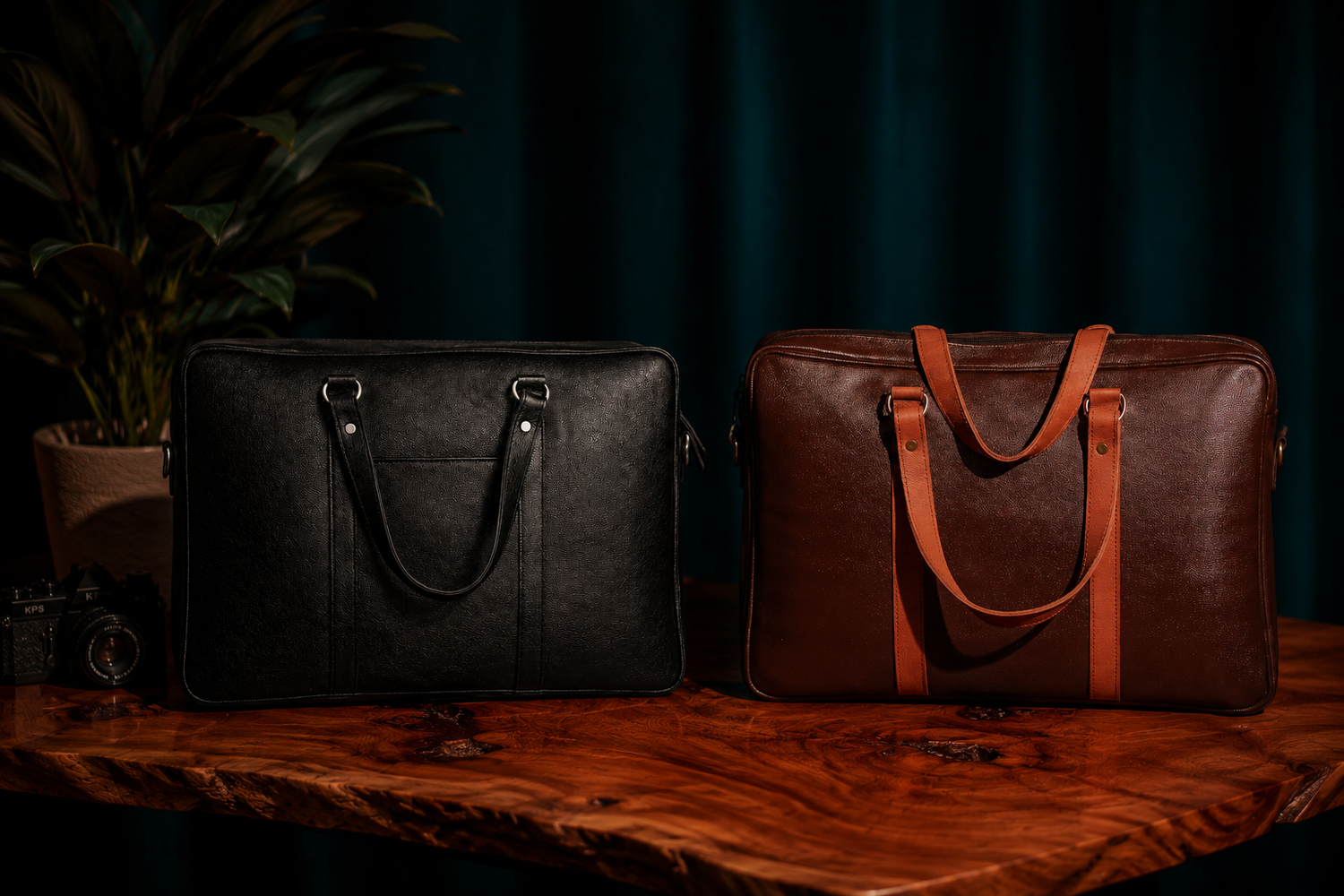 Leather Messenger Bag